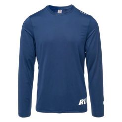 Męska Koszulka Do Biegania Z Długim Rękawem Estise. Niebieskie koszulki męskie z długim rękawem IQ, m, bez wzorów, sportowe, bez kołnierzyka, bez ramiączek. Za 124.99 zł.