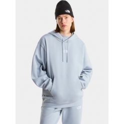 Sweter męski The North Face W Essential Oversize. Niebieskie swetry męskie The North Face, bez wzorów, sportowe, bez kołnierzyka, bez ramiączek. Za 339.00 zł.