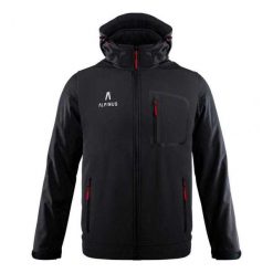 Męska Kurtka Soft Shell Stenshuvud. Czarne kurtki męskie Alpinus, m, bez wzorów, sportowe, bez ramiączek, bez kaptura. Za 349.99 zł.