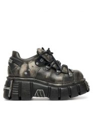 NEW ROCK Sneakersy M-120N-C69 Czarny. Czarne buty sportowe na co dzień męskie NEW ROCK, m, bez wzorów, ze skóry, rockowe, bez ramiączek, bez kaptura. Za 1,329.00 zł.