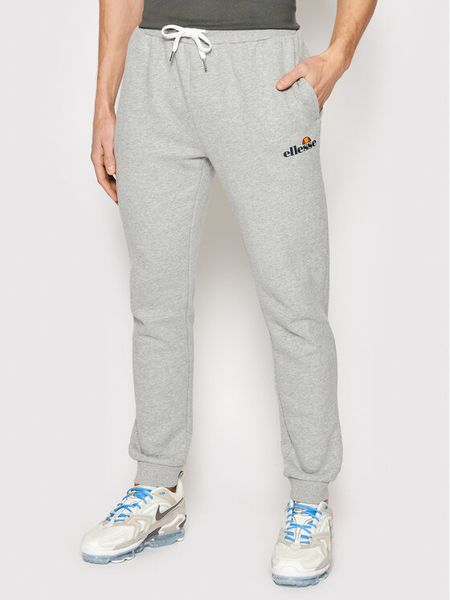 Ellesse Spodnie dresowe Granite SHK12643 Szary Regular Fit. Szare spodnie dresowe męskie Ellesse, bez wzorów, z bawełny. Za 129.99 zł.