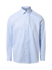 Finshley & Harding Męska koszula biznesowa Mężczyźni Modern Fit Bawełna niebieski|biały w kratkę, 45. Białe koszule męskie Finshley & Harding, m, bez wzorów, z bawełny, bez kołnierzyka, bez ramiączek. Za 159.95 zł.