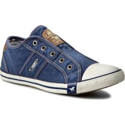 Trampki MUSTANG - 38A024 Jeansblau. Niebieskie trampki męskie Mustang, z materiału, klasyczne. W wyprzedaży za 149.00 zł.
