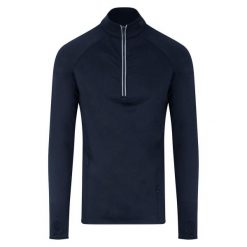 Bluza Męska CoolFlex Half Zip. Niebieskie bluzy nierozpinane męskie JUST COOL, m, bez wzorów, bez ramiączek, bez kaptura. Za 129.99 zł.