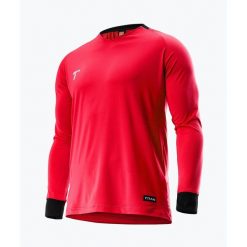 Bluza bramkarska do piłki nożnej T1tan. Czerwone bluzy nierozpinane męskie T1TAN, xs, bez wzorów, sportowe, bez ramiączek, bez kaptura. Za 199.99 zł.