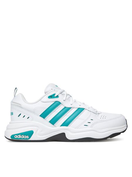 Adidas Sneakersy Strutter JS2672 Biały. Białe buty sportowe na co dzień męskie ADIDAS, m, bez wzorów, ze skóry, bez ramiączek, bez kaptura. Za 249.99 zł.