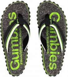 Gumbies - japonki męskie CAIRNS -LIME 50. Zielone klapki i japonki męskie Gumbies, bez wzorów. Za 226.92 zł.