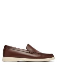 BOSS Mokasyny Sienne 50557667 Brązowy. Brązowe mokasyny męskie Boss, ze skóry, bez zapięcia. Za 949.99 zł.