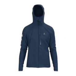 Bluza trekkingowa męska Maloja BeifussM. Niebieskie bluzy nierozpinane męskie Maloja, m, bez wzorów, bez ramiączek, bez kaptura. Za 439.99 zł.