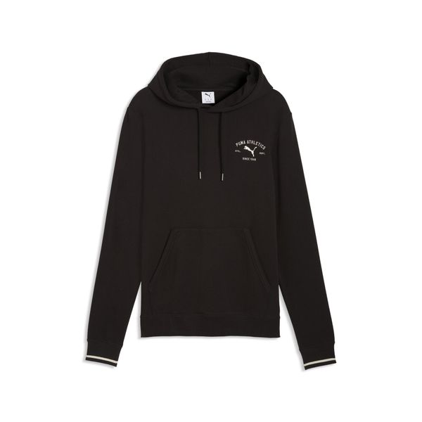 Męska bluza z kapturem PUMA Class z grafiką PUMA. Czarne bluzy nierozpinane męskie Puma, m, bez wzorów, z kapturem. W wyprzedaży za 204.00 zł.