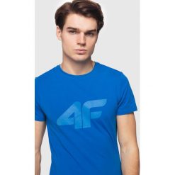 T-shirt męski TSM303 - kobalt. T-shirty męskie marki 4f. Za 49.99 zł.