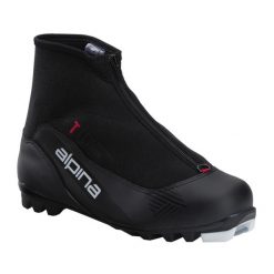 Buty narciarskie biegowe męskie Alpina T 10. Czarne buty do biegania męskie Alpina, na zimę, bez wzorów, bez zapięcia, narciarskie. Za 319.99 zł.