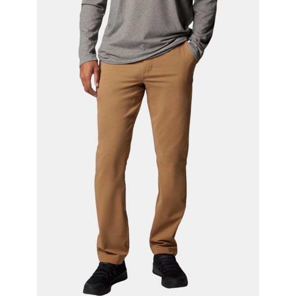 Spodnie Turystyczne Męskie Columbia Sage Peak. Brązowe eleganckie spodnie męskie Columbia, bez wzorów, sportowe. W wyprzedaży za 339.15 zł.