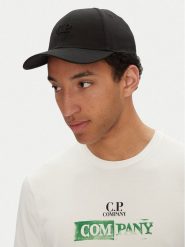 C.P. Company Czapka z daszkiem 18CMAC282A006288A Czarny. Czarne czapki męskie C.P. Company, bez wzorów, z bawełny. Za 309.99 zł.