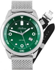 Zegarek męski Balticus BLT-BALGSGRN-B srebrny. Szare zegarki męskie Balticus, srebrne. Za 3,390.00 zł.