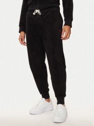 Polo Ralph Lauren Spodnie dresowe 714915968001 Czarny Regular Fit. Czarne spodnie dresowe męskie Polo Ralph Lauren, bez wzorów, z dresówki. Za 529.99 zł.