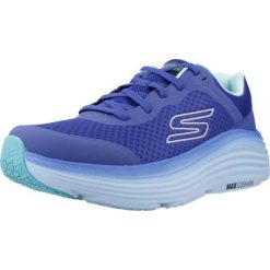 Buty SKECHERS MAX CUSHIONING END Niebieski. Niebieskie buty trekkingowe męskie Skechers, bez wzorów, z syntetyku, bez zapięcia, trekkingowe, skechers sport. Za 346.00 zł.