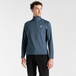 Bluza turystyczna męska Dare 2B Fuse Up II termoaktywna. Niebieskie bielizna termoaktywna męska Dare 2B, m, bez wzorów, bez ramiączek, trekkingowe. Za 211.00 zł.