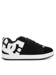 DC Shoes Sneakersy COURT GRAFFIK 300529-001 Czarny. Czarne buty sportowe na co dzień męskie DC Shoes, m, bez wzorów, z nubiku, bez ramiączek, bez kaptura. Za 249.99 zł.