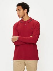 U.S. Polo Assn. Polo MUP2255 Czerwony Regular Fit. Czerwone koszulki polo męskie U.S. Polo Assn., m, bez wzorów, z bawełny, bez kołnierzyka, bez ramiączek. Za 169.99 zł.