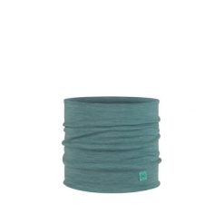 Komin wielofunkcyjny z wełny merynosów Buff Merino Heavyweight. Niebieskie szaliki męskie Buff, bez wzorów, z wełny, sportowe. Za 169.90 zł.