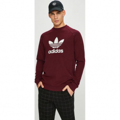Adidas Originals - Bluza. Brązowe bluzy nierozpinane męskie Adidas Originals, z nadrukiem, z bawełny. W wyprzedaży za 199.90 zł.