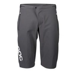 Spodenki rowerowe męskie POC Essential Enduro. Szare szorty sportowe męskie POC, bez wzorów, sportowe. W wyprzedaży za 408.30 zł.