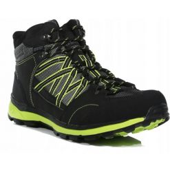 Buty trekkingowe męskie Samaris Mid II Regatta. Czarne buty trekkingowe męskie Regatta, bez wzorów, bez zapięcia, trekkingowe. W wyprzedaży za 253.00 zł.