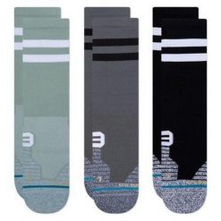 Skarpety biegowe Stance Franchise Crew 3 Pack. Czarne buty do biegania męskie Stance, bez wzorów, bez zapięcia, na fitness i siłownię. Za 182.99 zł.