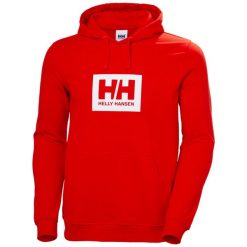 Bluza Helly Hansen Box. Czerwone bluzy z kapturem męskie Helly Hansen, m, bez wzorów, z kapturem. Za 326.30 zł.