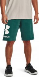 Under Armour Spodenki męskie Under Armour Rival FLC Big Logo Shorts zielone 1357118 722 M. Zielone szorty sportowe męskie Under Armour, bez wzorów, sportowe. Za 150.35 zł.