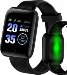 Smartband M116 Czarny. Czarne smartbandy NoName. Za 32.00 zł.