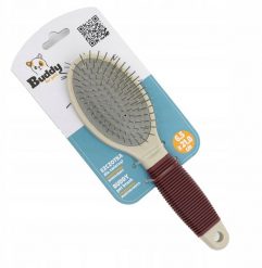 Szczotka dla zwierząt, dwustronna, bordo/biały, 6,5 x 21,8 cm. Golarki męskie Hobby. Za 16.40 zł.