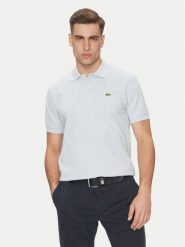 Lacoste Polo L1264 Błękitny Classic Fit. Niebieskie koszulki polo męskie Lacoste, l, bez wzorów, z bawełny, bez kołnierzyka, bez ramiączek. Za 349.99 zł.