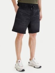 Guess Jeans Szorty jeansowe M6GD35 D8003 Czarny Relaxed Fit. Czarne szorty męskie Guess Jeans, z aplikacjami, z bawełny. Za 349.99 zł.