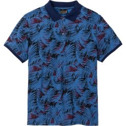 Shirt polo w kwiatowy wzór bonprix niebieski w kwiatowy wzór. Koszulki polo męskie marki bonprix. Za 54.99 zł.