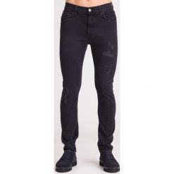 JEANSY TAPERED ICE PLAY. Czarne jeansy męskie Ice Play, bez wzorów, z jeansu. Za 359.50 zł.