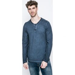 Blend - Longsleeve. Szare koszulki męskie z długim rękawem Blend, z bawełny, z okrągłym kołnierzem, z długim rękawem. W wyprzedaży za 49.90 zł.