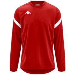 Bluza z okrągłym dekoltem Kappa Dolvano. Białe bluzy nierozpinane męskie Kappa, bez wzorów, sportowe, bez ramiączek, bez kaptura. Za 195.50 zł.