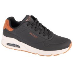 Buty Mężczyzna Skechers Uno Suited On Air czarny. Czarne buty sportowe na co dzień męskie Skechers, m, bez wzorów, bez ramiączek, bez kaptura. Za 329.99 zł.