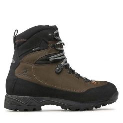 Trekkingi Crispi. Brązowe buty trekkingowe męskie Crispi, bez wzorów, z gore-texu, sportowe, bez obcasa, bez zapięcia. Za 1,259.00 zł.
