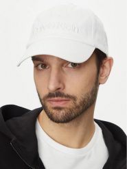 Calvin Klein Czapka z daszkiem K50K505737 Biały. Białe czapki męskie Calvin Klein, bez wzorów, z bawełny. Za 129.99 zł.