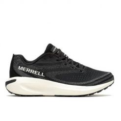 Buty do biegania męskie Merrell Morphlite. Czarne buty do biegania męskie Merrell, bez wzorów, z materiału, bez zapięcia, do biegania. Za 543.00 zł.