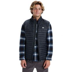 Kurtka ocieplająca dla Mężczyzn SCALY. Czarne kurtki męskie Quiksilver, m, bez wzorów, z materiału, bez ramiączek, bez kaptura. Za 359.99 zł.