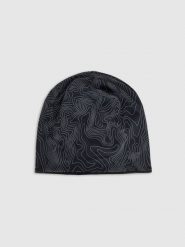 4F Czapka trekkingowa uniseks - czarna L/XL. Czarne czapki męskie 4f, na zimę, bez wzorów, z elastanu, klasyczne. Za 79.99 zł.
