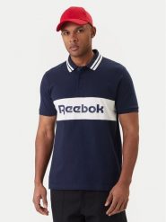 Reebok Polo Arter RK25548CCM Granatowy Regular Fit. Niebieskie koszulki polo męskie Reebok, m, bez wzorów, z bawełny, bez kołnierzyka, bez ramiączek. Za 149.99 zł.