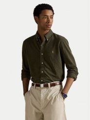 Polo Ralph Lauren Koszula 710654408111 Zielony Regular Fit. Zielone koszule męskie Polo Ralph Lauren, l, bez wzorów, z bawełny, bez kołnierzyka, bez ramiączek. Za 499.99 zł.