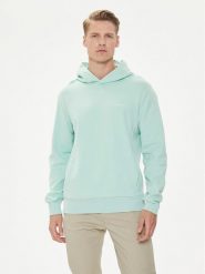 Calvin Klein Bluza Micro Logo K10K109927 Zielony Regular Fit. Zielone bluzy nierozpinane męskie Calvin Klein, m, bez wzorów, z bawełny, bez ramiączek, bez kaptura. Za 299.99 zł.