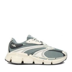 Buty do biegania Reebok. Zielone buty do biegania męskie Reebok, bez wzorów, bez zapięcia, do biegania. Za 389.99 zł.