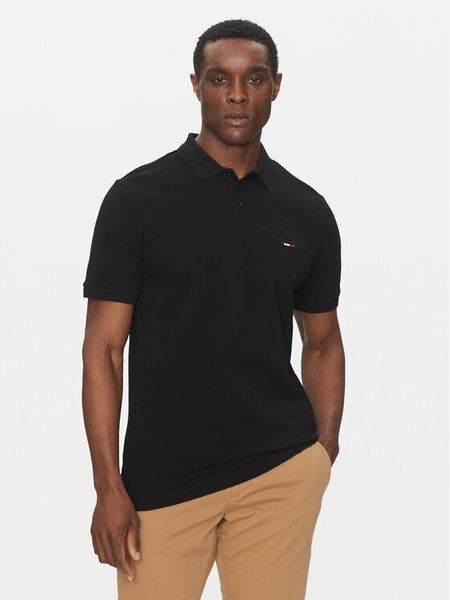 Hechter Paris Polo Pique H-Eco 74004 151902 Czarny Regular Fit. Czarne koszulki polo męskie Hechter Paris, m, bez wzorów, z bawełny, bez kołnierzyka, bez ramiączek. Za 119.99 zł.